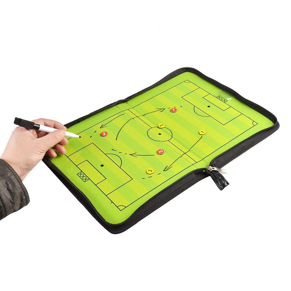 Magnetic board with clasp